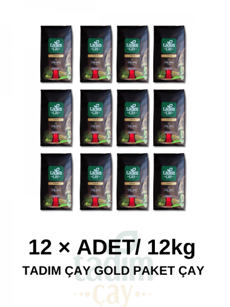 Tadım Çay Gold Paket Çay 12*1000 gr 